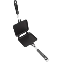 TOMTOP JMS Varm Smörgåsgrill Twill Avtagbar Non-stick Dubbelsidig Värme Smörgåspanna för Kök L