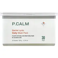 P.calm , Barrier Periodic Daily Beauty Mask Pack, 30 ark, 350g (12.35oz)