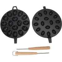 Cosy Homes Kakform 16 Hål Non-Stick Ovalformad Kakformstillverkare för Hembageristil 1