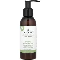 Sukin , Hudlindring, Ansiktsmögel, Känslig, Distressad Hud, Parfymfri, 4,23 fl oz (125 ml)