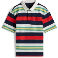 Tommy Hilfiger Rugby Stripe Jersey Polo Shirt