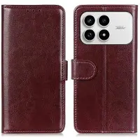Mtp Products Xiaomi Redmi K90/Poco F8 Pro Plånboksfodral med Stativ - Brun