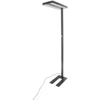 Arcchio Golvlampa , Logan Basic, dimbara, Svart, Arbetsrum / hemkontor, Aluminium, Modern
