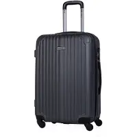 Itaca unisex. T71560-01 Travel Case Rigid 4 Wheel Medium T71560 anthracite -66x41x27cm (OSFA), Casual, Grey, ABS / Polycarbonate