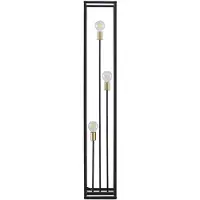 LINDBY Golvlampa , Tiliane, Svart, Vardagsrum, Metall, Modern