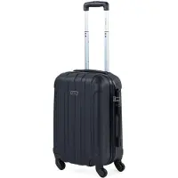 Itaca unisex. 771150-04 4 Wheeled Cabin Hard Case 771150 black -55x37x20cm (OSFA), Casual, ABS / Polycarbonate