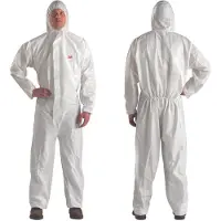 3M 4510, Vit, M, Vuxen, Unisex, Dragkedja, Front