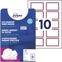 Avery-Zweckform L4786-20 Namnskylt Kennzeichnungsetiketten (B x H) 85 mm x 50 mm 200 st