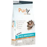 Purly Clumping White bentonit kattsand - Active