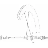 Mavic Kit 12 Rear Ds Com Pro Carbon Ust Ekrar