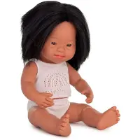 Miniland Latinamerikansk Babydocka Med Downs Syndrom 38 Cm