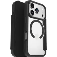 Otterbox 77-98588 Flip Case Apple iPhone 17 Pro Kristal, Svart Flip Case, MagSafe-kompatibel, Stöttålig 77-98588