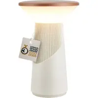 Briloner LED-bordslampa med batteri, Pilia, brun/ljusgrå, höjd 24 cm, IP44 Pilla, dimbar, Vardagsrum / matsal, Syntetmaterial, Modern