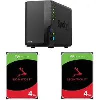 Synology DiskStation DS225+ 8TB (2x 4TB) Seagate Ironwolf NAS-hårddisk