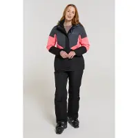 Mountain Warehouse Set med skidjacka och skidbyxor för damer/kvinnor (Bright Pink)