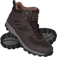 Mountain Warehouse Mcleod breda promenadkängor för herrar (Mörkbrun)