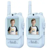 Mtp Products JK200 Video Walkie-Talkie för barn med kamera - 2 st. - Blå