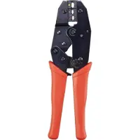 Toolcraft 1486609 Crimptång 1 st Isolerad kabelsko, Isolerat kontaktdon, Isolerad strömkontakt 0.5 till 6 mm²