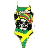 Turbo Jamaica Baddräkt Med Tunna Band