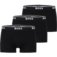 BOSS Korta Boxershorts Power 3-pack svart 001 Svart Storlek