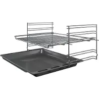 Siemens iQ100 HB113FBS1 - Ugn - inbyggd - fördjupning - bredd: 56 cm - djup: 55 cm - höjd: 57.5 cm - Klass A - rostfritt stål