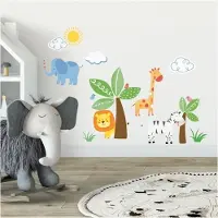 RoomMates Djungel Venner Wallstickers