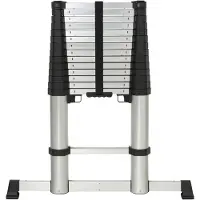 Toolcraft TO-9610266 Aluminiumlegering Teleskopstege Montering utan verktyg Arbetshöjd (max.): 5.12 m Aluminium EN 131 18.68 kg