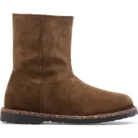 Birkenstock Women's Uppsala Zip Shearling Leve R Dark Tea