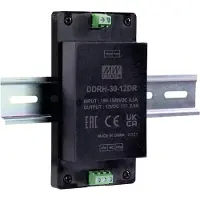 MEAN WELL DDRH-30-48DR DIN-skena DC/DC-omvandlare 48 V/DC Antal utgångar:1 x Innehåll 1 st