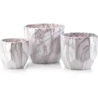 Mondex Lumarko set 3 krukor XL: 25×H23 / L: 20×H19 / M: 15×H16 cm