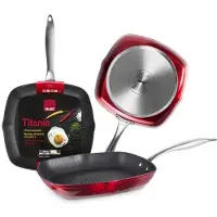 Jamon Grill - IBILI - Red Rock - 28 x 28 cm - Aluminium - Non-stick Quantanium