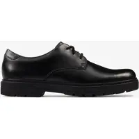Clarks LoxhamDerby Y Svarta Läder Skor