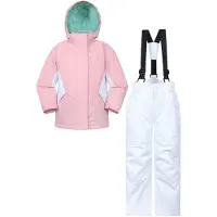 Mountain Warehouse Set med skidjacka och byxor för barn/ungdomar (ljusrosa)