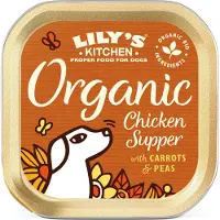 Lily's Kitchen Organic Supper kyckling paté våtfoder hund