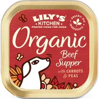 Lily's Kitchen Organic Supper nötkött paté våtfoder hund