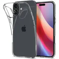Spigen Flytande kristall iPhone 16 Plus Fodral - Klar