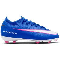 Nike Air Zoom Mercurial Vapor 16 Pro FG Attack - Blå/Vit Barn - Gräs (FG), storlek 33