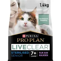 Purina Pro Plan Liveclear Senior Sterilised Kattmat Med Kalkon 1.4kg