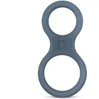 Huismerk Classic - penis- och pungring - silikon - grå