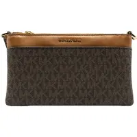 Michael Kors Axelremsväska konjak / mörkbrun