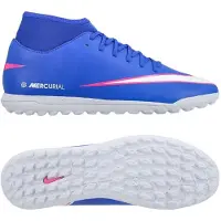 Nike Mercurial Superfly 10 Club TF Attack - Blå/Vit - Turf (TF), storlek 44