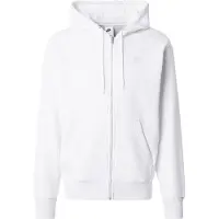 Nike Luvtröja Club Full Zip - Grå/Vit, storlek Medium