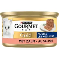 Gourmet Gold Mousse med lax våtfoder katt (85 g)