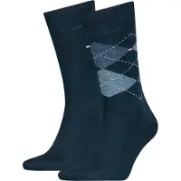 Tommy Hilfiger 2 Pack Flag Argyle Socks
