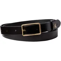Calvin Klein Leather Monogram Hardware Belt