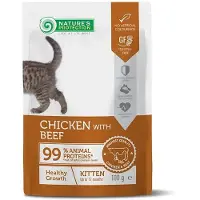 Nature´s Protection Kattungefoder Med Kyckling Och Nötkött 22x100g