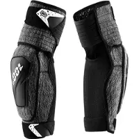 100% armbågsskydd 100% FORTIS Elbow Guard gråmelerad svart str. S/M