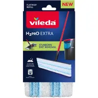 Vileda 175787 H2PRO EXTRA Flat Mop Ersatzbezug Tvättöverdrag Flerfärgad 1 st
