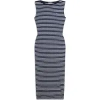 Tommy Hilfiger Boat Neck Slim Midi Bodycon Dress