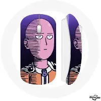 CAPACHEAP Souris Sans Fil Saitama One Punch Man Purple
